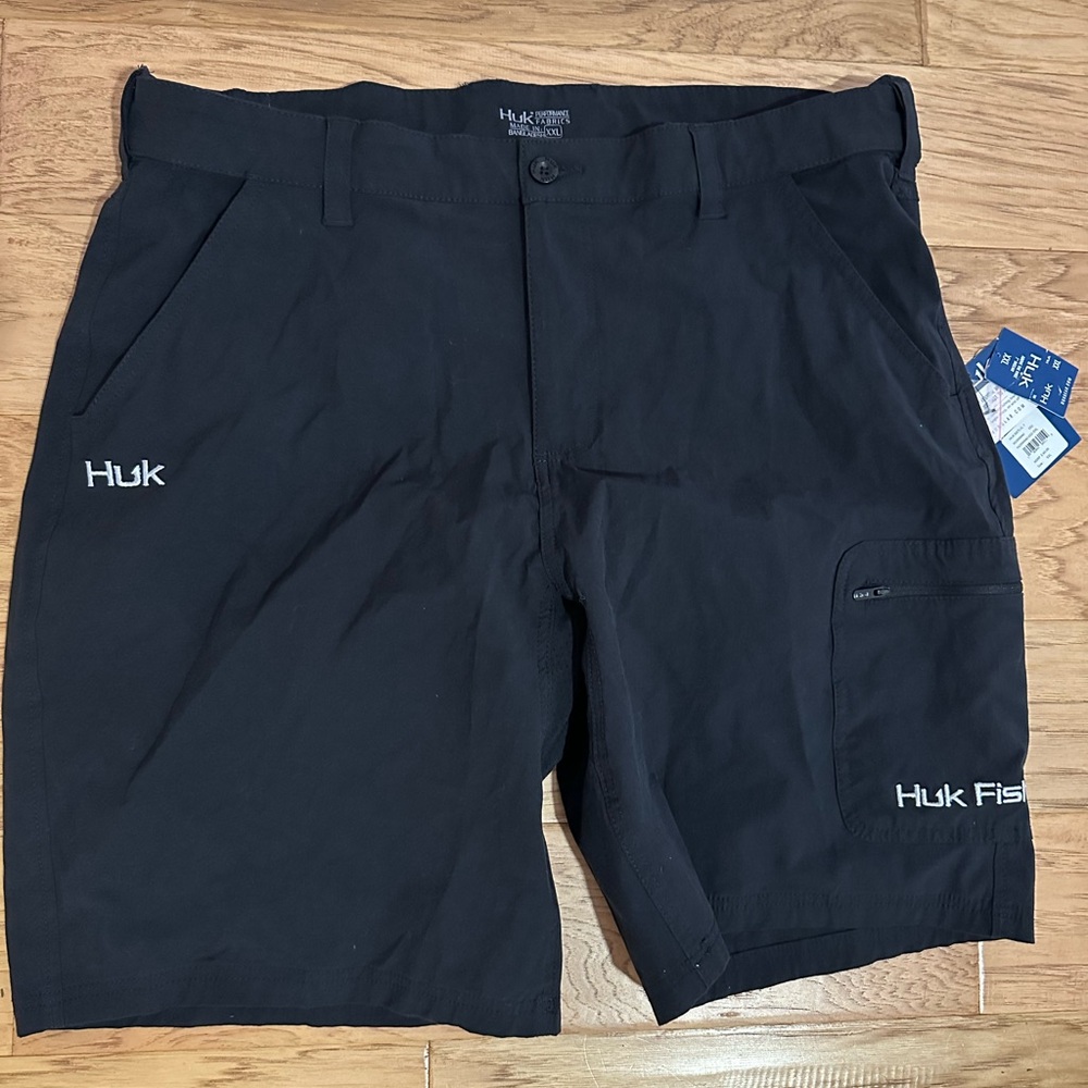 NWT Huk Black Shorts - size XXL